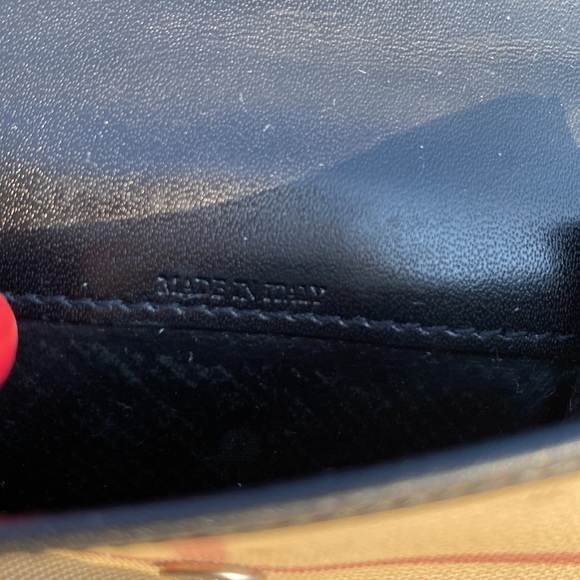 Burberry Nova Check PVC/Leather🔥Bifold+Front SNAP🔥8slot+Bill🔥4x4”Made🇮🇹VGUC - Picture 12 of 17